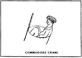COMMODORE CRANE. From a drawing by
Eugene Field.