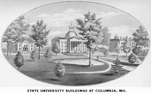 STATE UNIVERSITY BUILDINGS AT
COLUMBIA, MO.